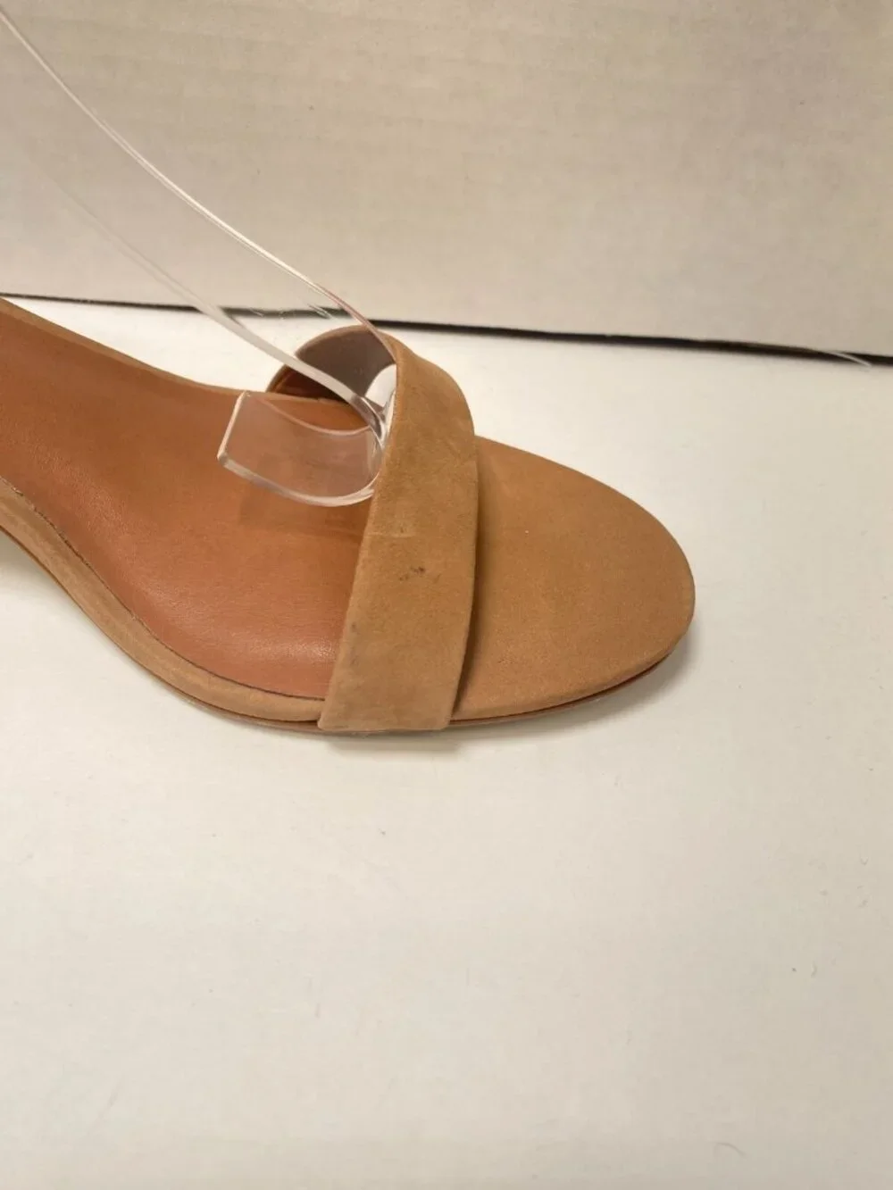 Steve Madden Irenee Women's Brown Nude Strap Heel Sandal Sz 7